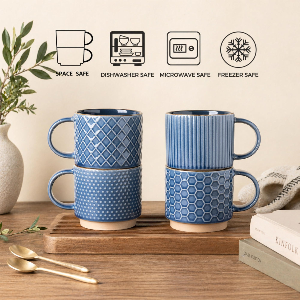 GBHOME durable, chip-resistant ceramic that lasts through daily coffee rituals