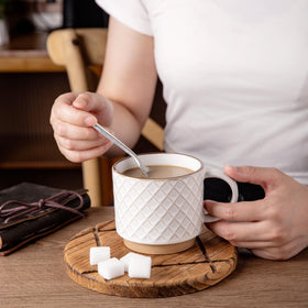 GBhome mug with smooth rim for comfortable sipping