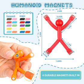 GBYMIUY translucent colors magnets stimulate visual learning during play.