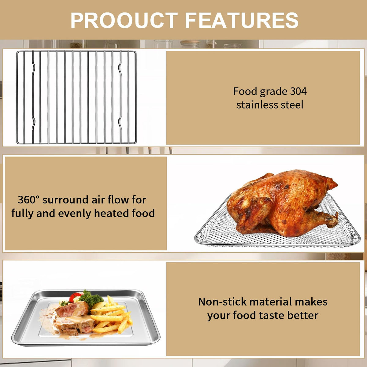 GCQFZ toaster oven replacement kit for Gourmia models