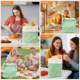 GCTGCT freezer-safe bread bags protect loaves from freezer burn.