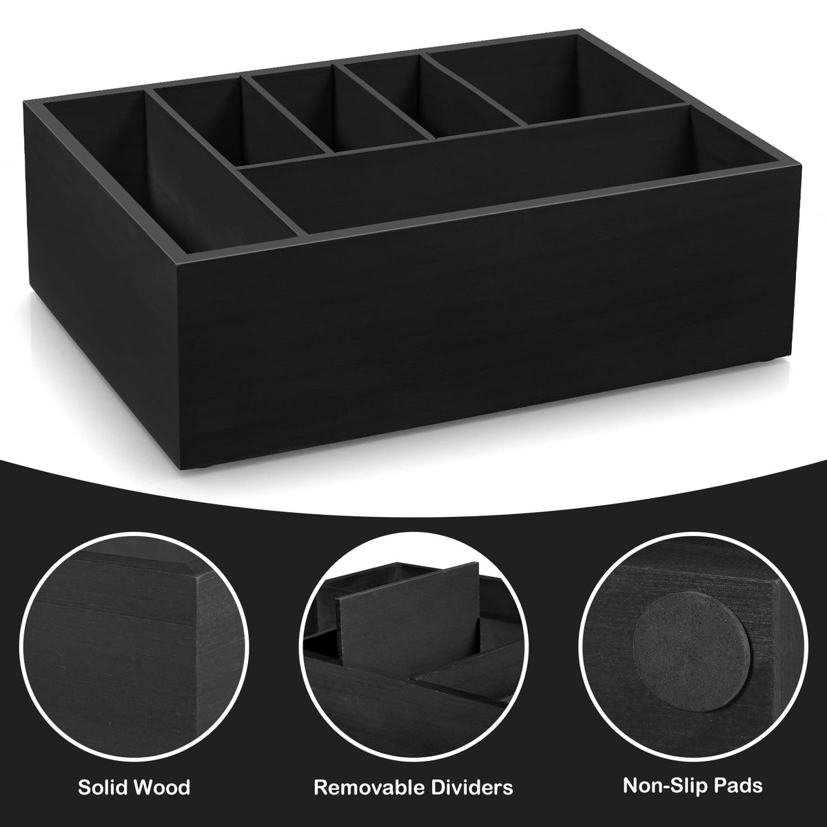 GCWSTJK durable countertop organizer suits kitchens, buffets, picnics, and office spaces.