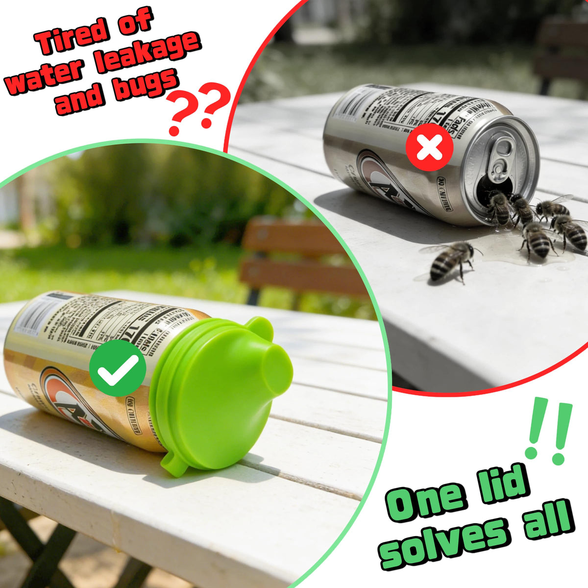 Gdabuzz silicone can lid easy to clean and dishwasher safe for busy households.