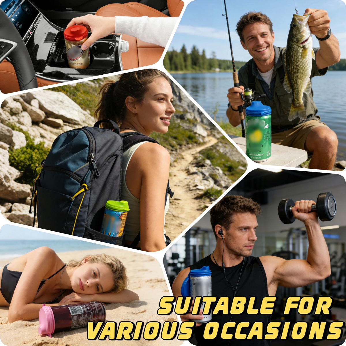 Gdabuzz reusable lid reduces waste while keeping beverages fresh.