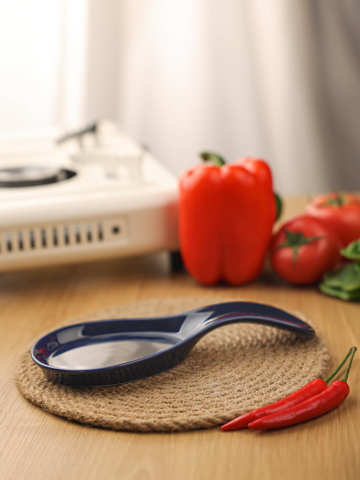 GDCZ spoon rest holding spoons and tongs for quick access