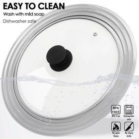 GDDGCUO universal lid on large pots to help retain moisture and reduce mess