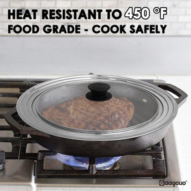 GDDGCUO universal lid silicone handle offers secure, heat-insulated grip during sauté