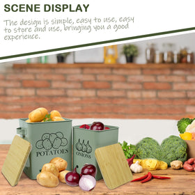 Gdfjiy tin detail with aerating holes promotes airflow for freshness