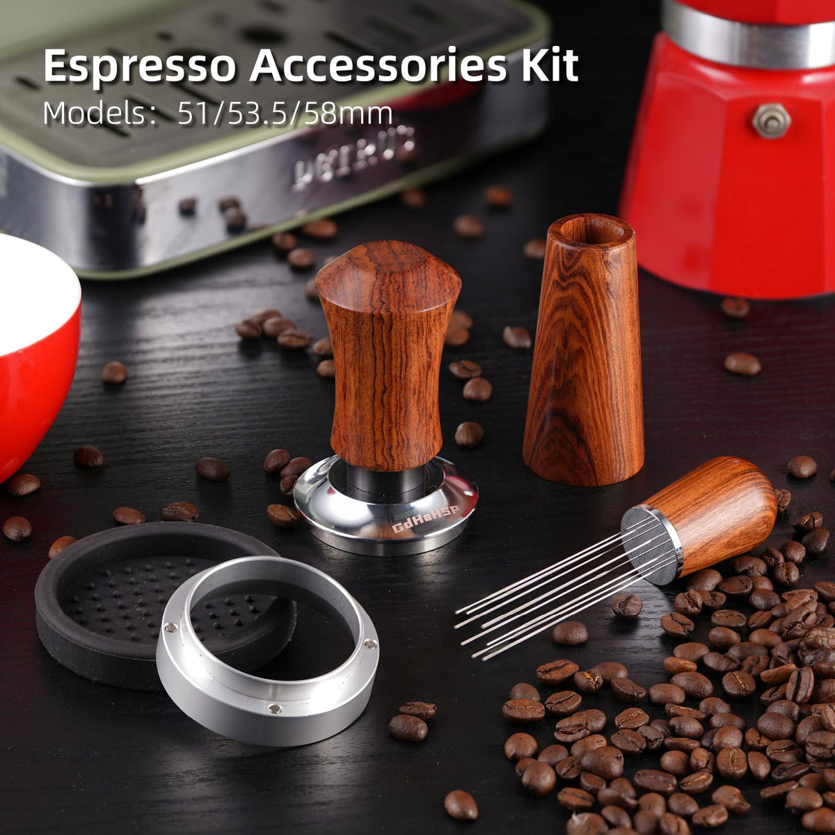 GdHaHSP barista setup showing a compact, professional home station
