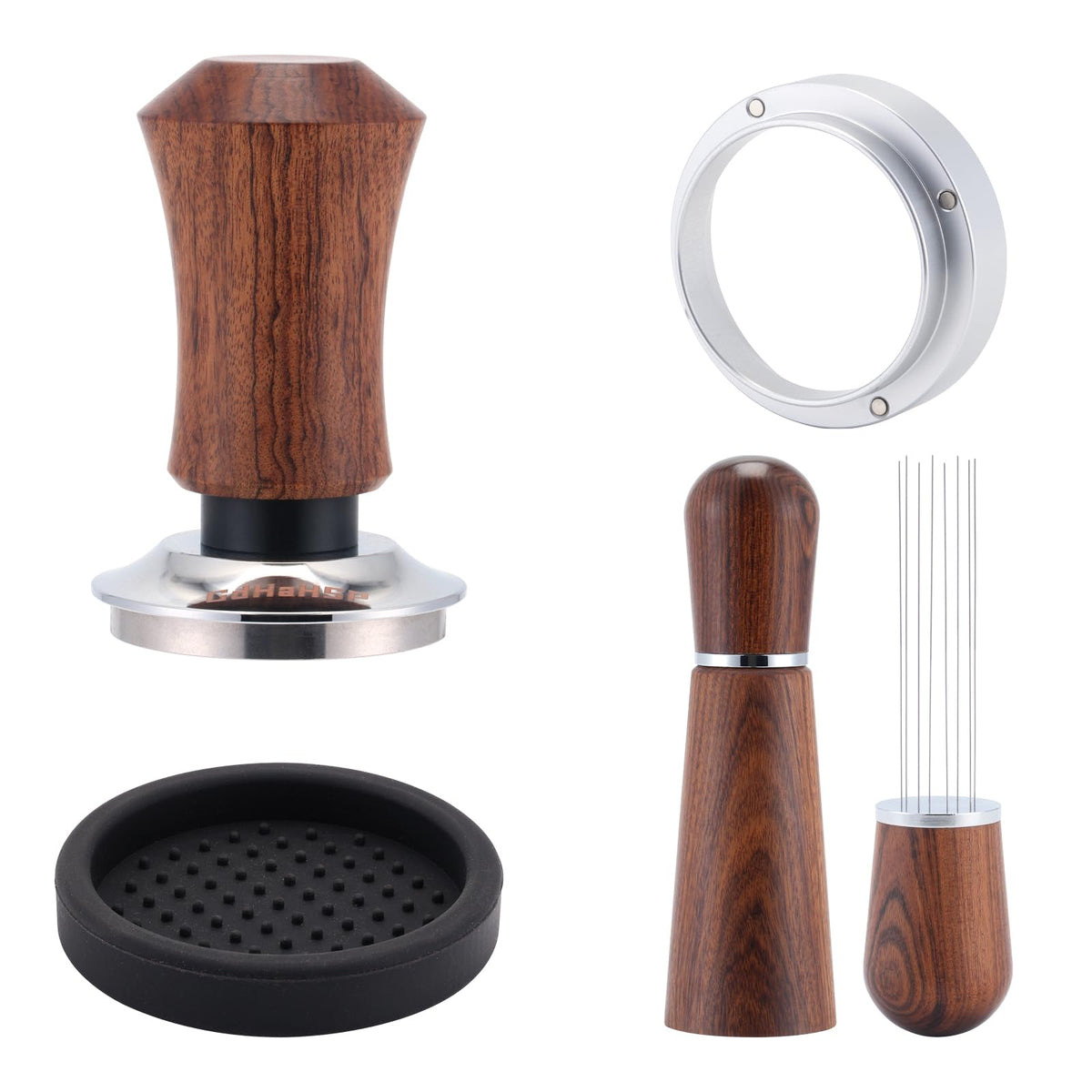 GdHaHSP espresso tamper 51mm for consistent compression and balanced flavor