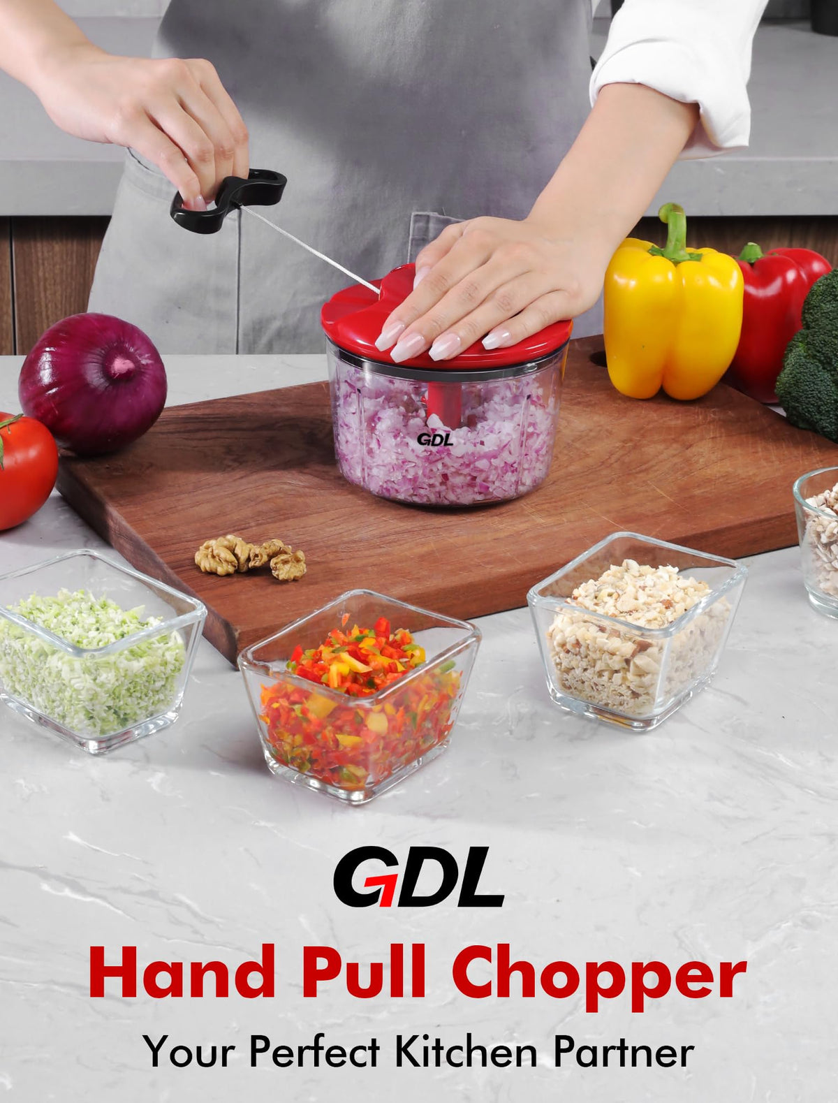 GDL Dishwasher-safe cleaning for quick kitchen cleanup.