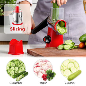 GDL rotary grater drum and housing shown for durability.