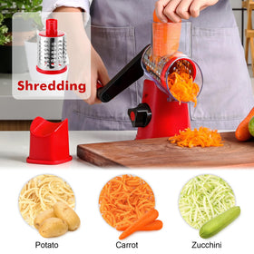 GDL kitchen slicer with 3 drums for versatile prep.