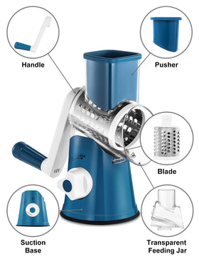 GDL versatile grater handling cheese, vegetables, nuts and more