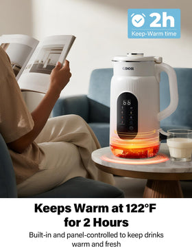 GDOR 42oz nut milk maker digital display for easy timing