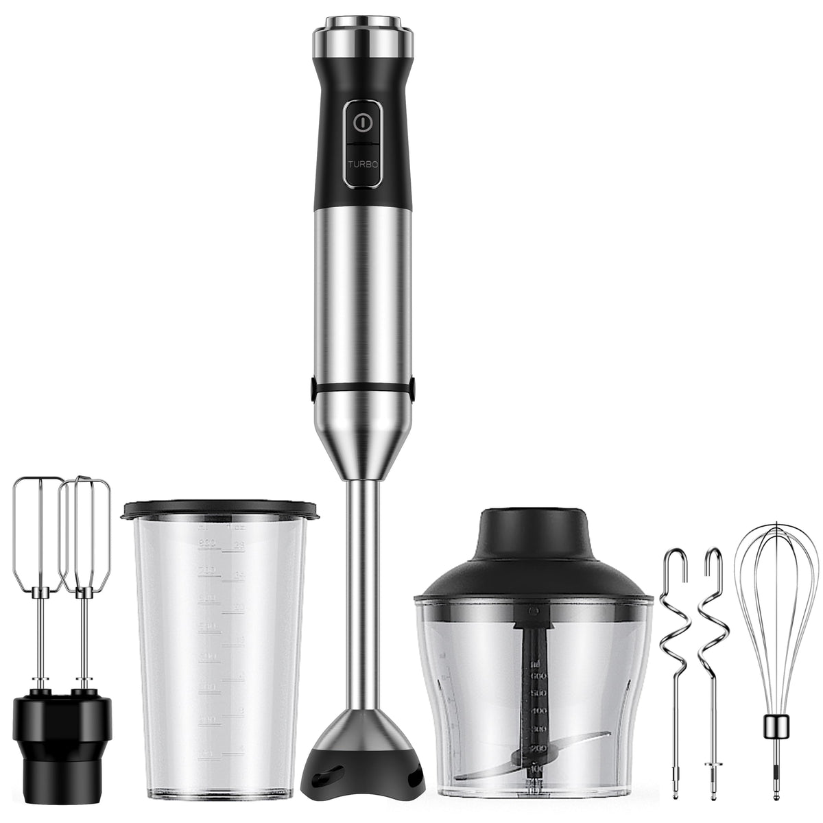 GDOR 6-in-1 immersion blender front view for smooth blends
