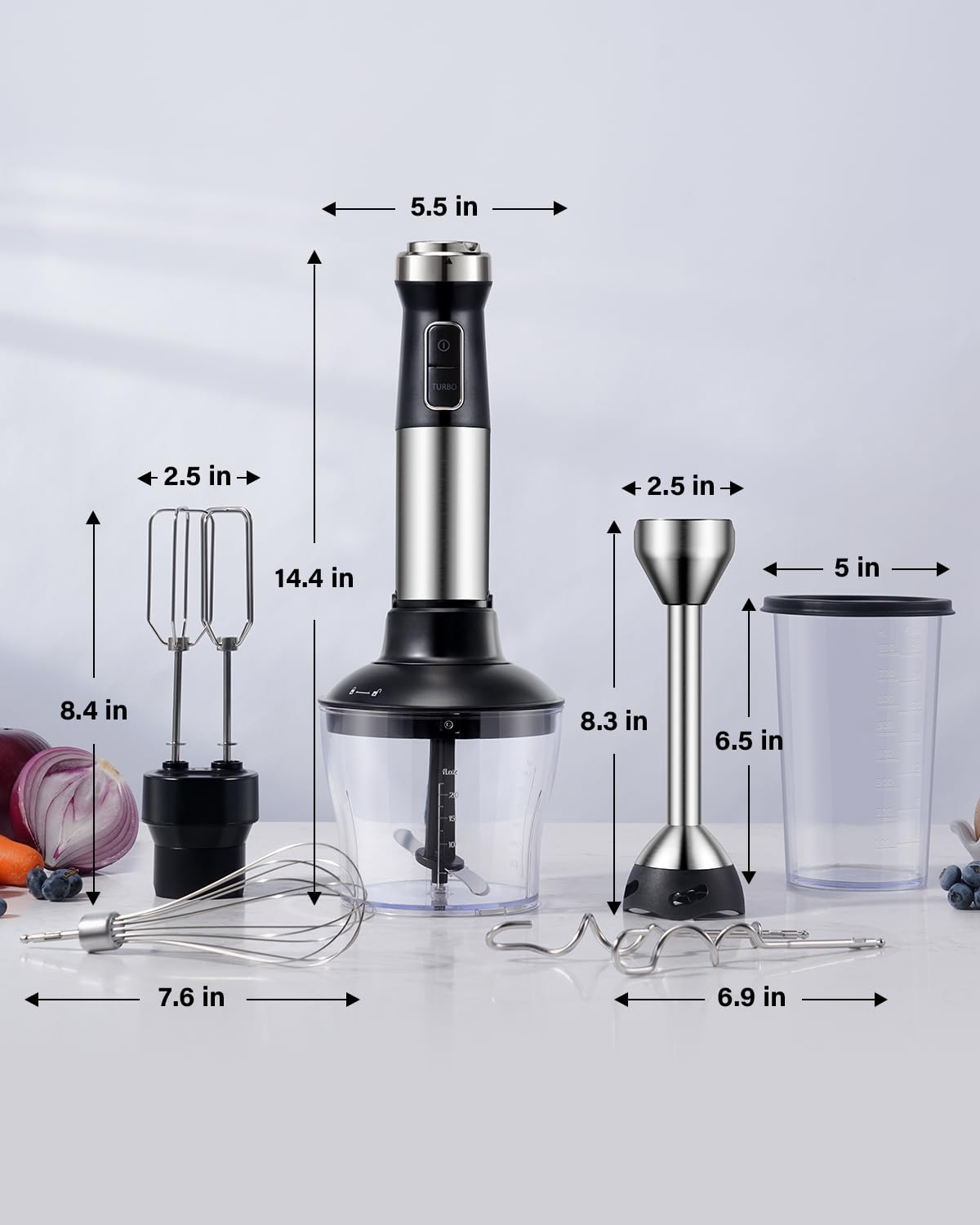 GDOR turbo mode highlights extra power for tougher ingredients