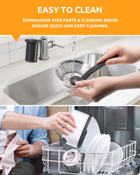 GDOR overload protection keeps the juicer safe during heavy use