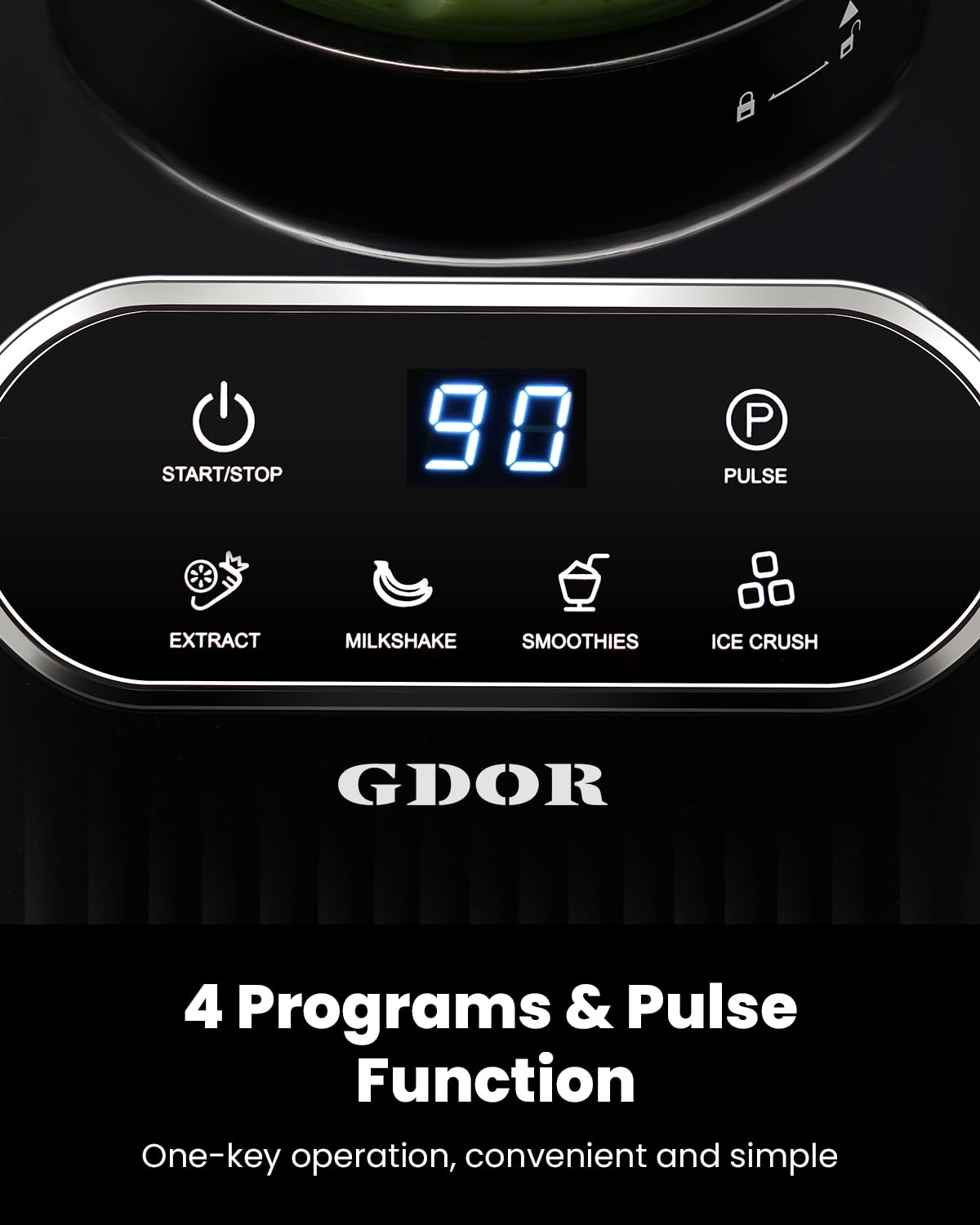 GDOR 24 oz to-go cup with leak-proof lid for on-the-go beverages.