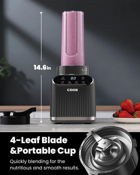 GDOR blade assembly delivers smooth texture from frozen fruit.
