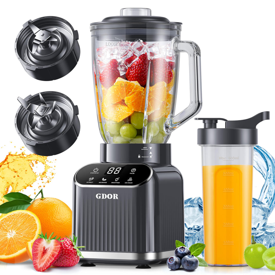 GDOR Professional Blender control panel with five programs for versatile blending.