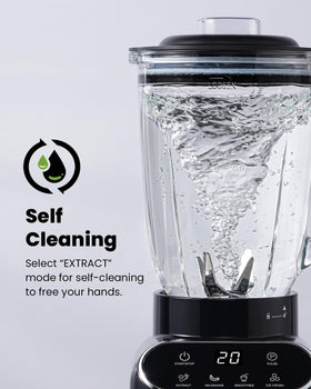 GDOR five intelligent programs tailor blends for smoothies, shakes, and ice.