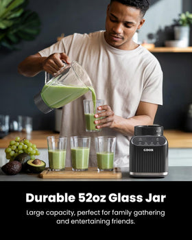 GDOR blender in a kitchen setup showing compact, practical design.