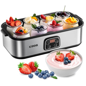 GDOR yogurt maker with temperature control for precise home fermentation.