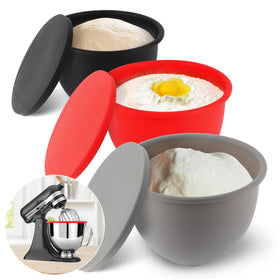 Gdrtwwh silicone bowl liner 3-pack keeps bowls organized for quick recipe switching.