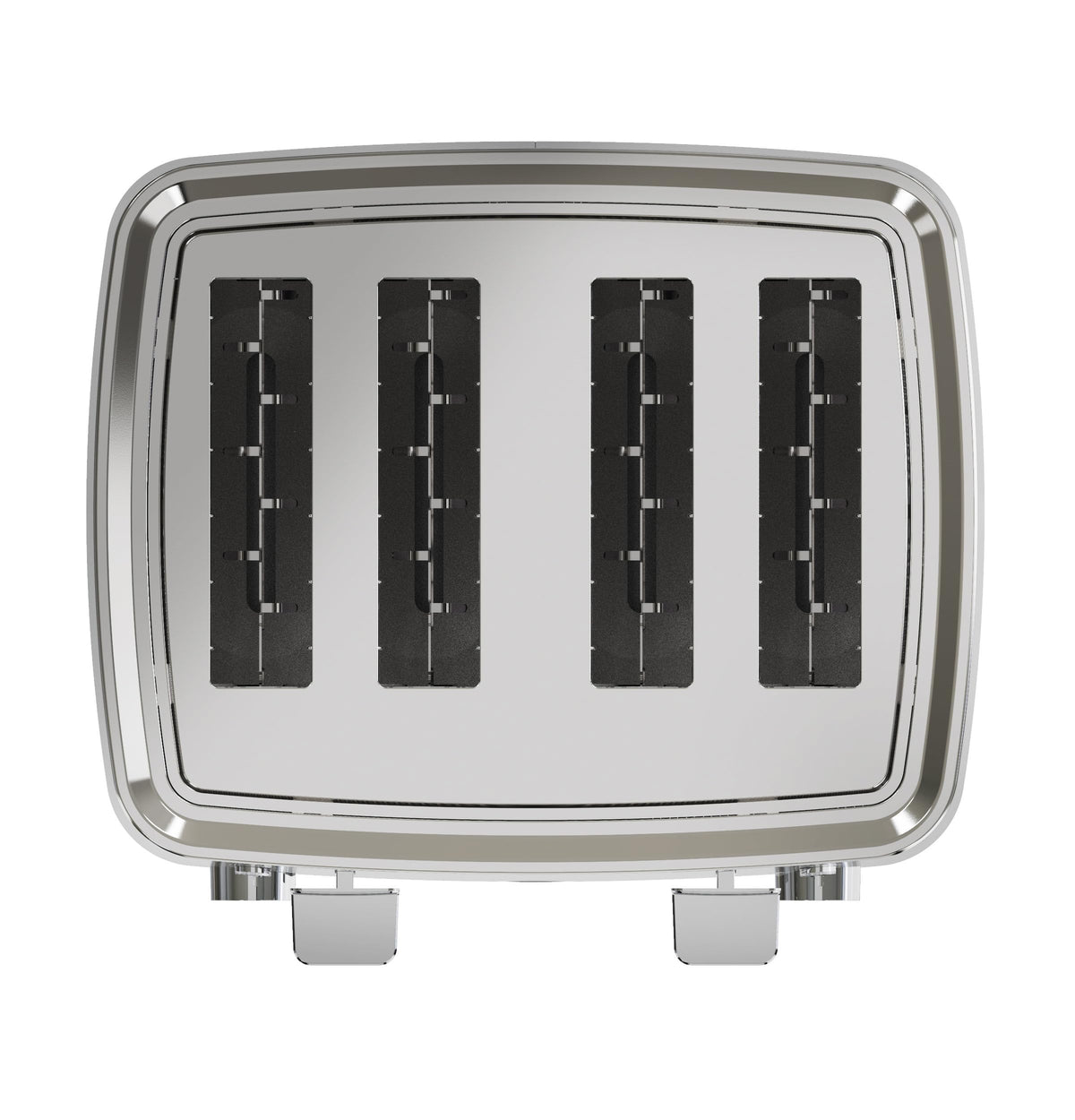 GE 4-slice toaster ensuring even browning across slices