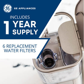 GE Café-compatible badge highlights seamless fit with popular models