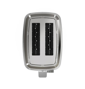 GE compact two-slice toaster suitable for small kitchens.