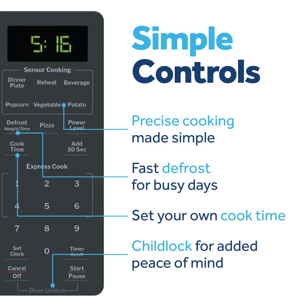 Digital keypad with instant-on options for simple operation
