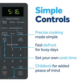 Digital keypad with instant-on options for simple operation