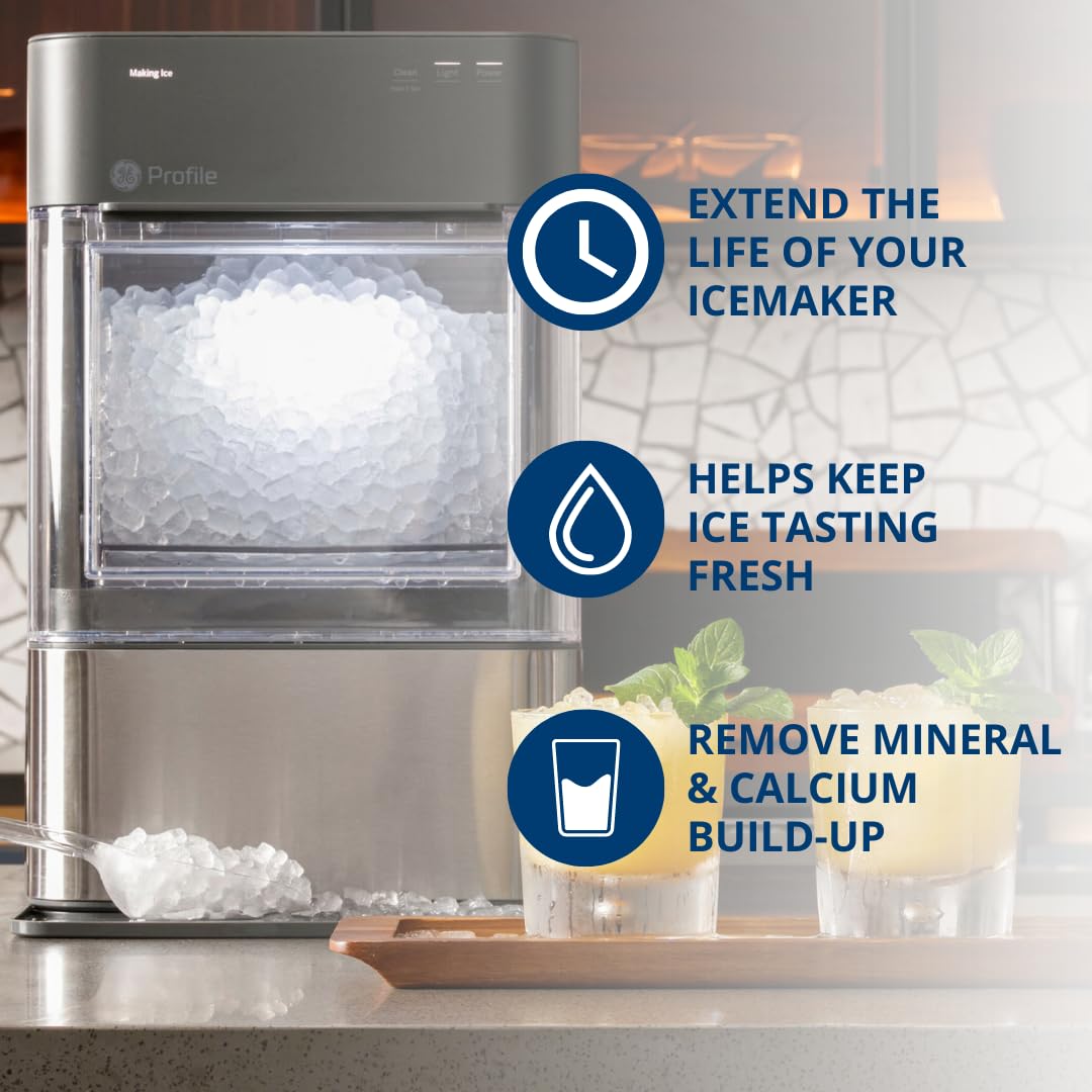 GE Profile Opal cleaning kit sponge cleans key surfaces for better hygiene.