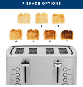 GE 1500-watt toaster delivering fast, even toasting