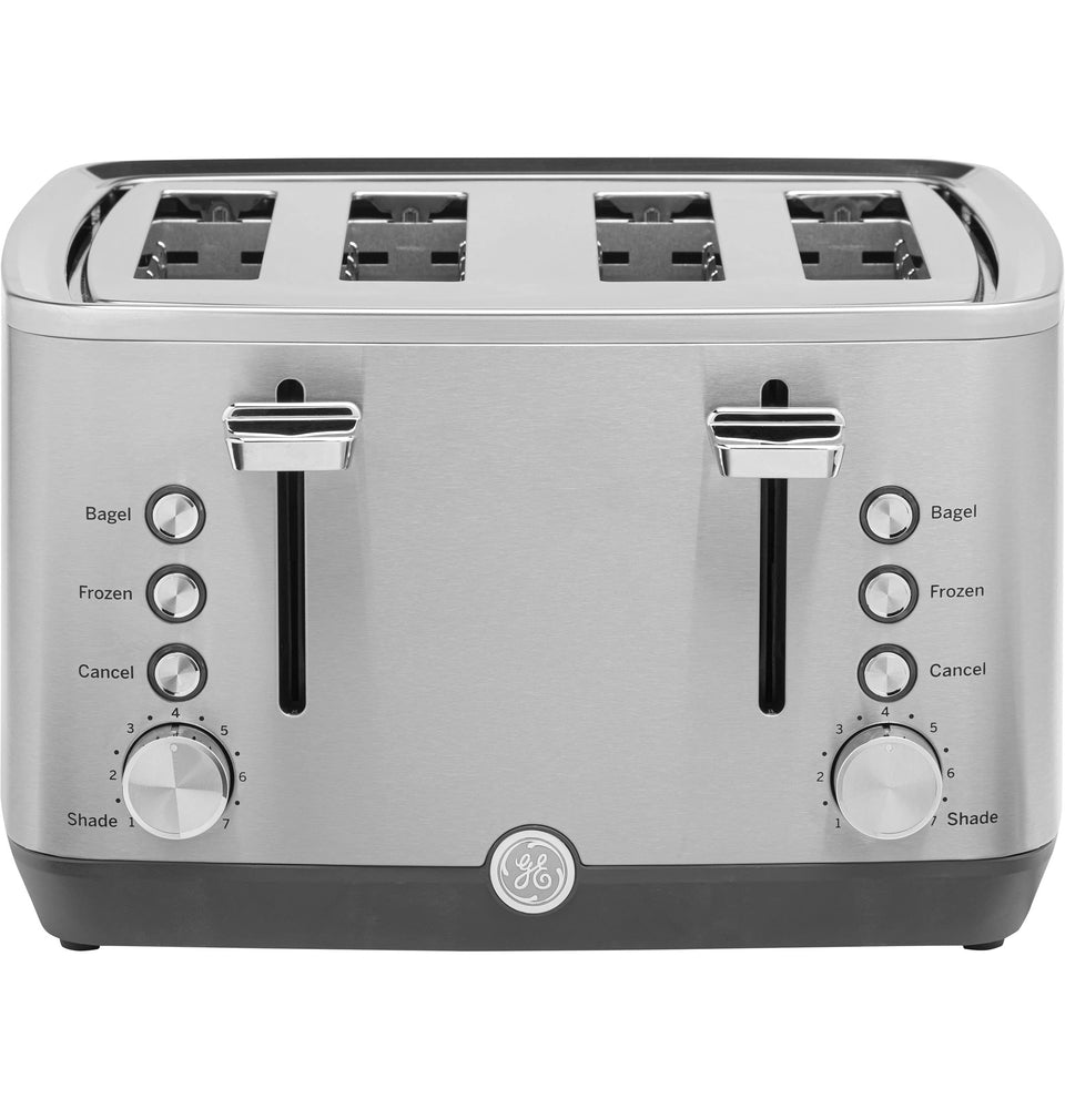 GE 4-slice toaster with extra-wide slots for bagels