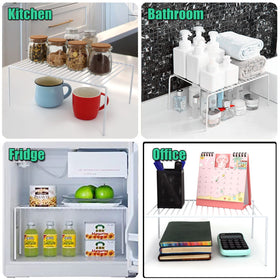 GEDLIRE white coated cabinet shelf close view highlights easy cleaning