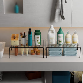 GEDLIRE freezer-space extension shelf neatly holds flat items
