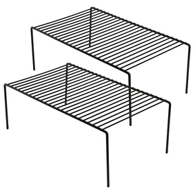 GEDLIRE kitchen cabinet organizer set of 2 shown in use for extra storage