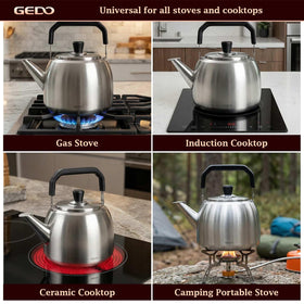 GEDO robust stainless steel construction resists rust and maintains shape.