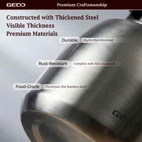 GEDO 4L wide opening allows easy refilling without a funnel.