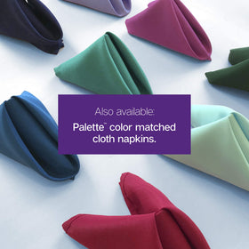 Gee Di Moda color palette consistency helps themes blend across multiple table linens.