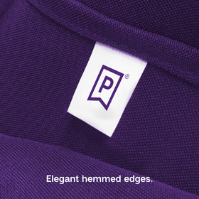 Gee Di Moda purple table drape at holiday event suggesting versatile decor impact