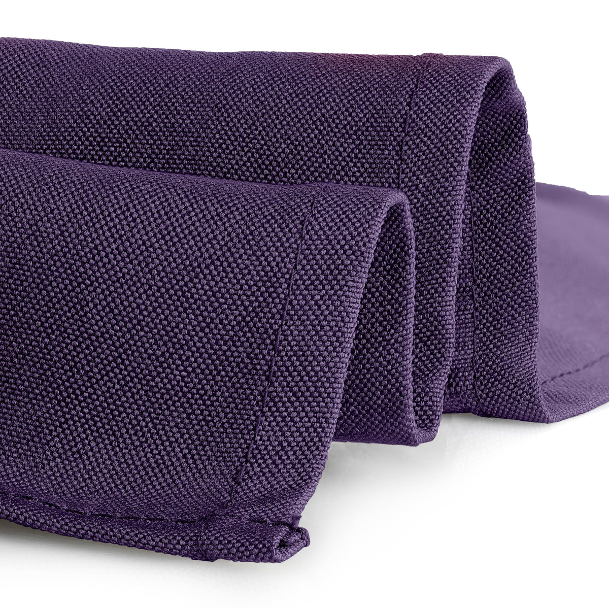Gee Di Moda washable purple tablecloth offers easy care for busy hosts.