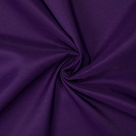 Gee Di Moda wrinkle-resistant fabric keeps drape smooth during celebrations.