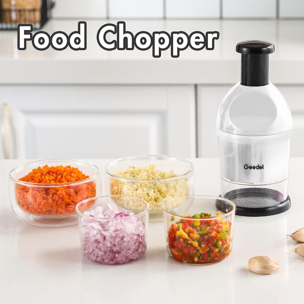 Geedel Compact hand-held design fits small kitchens and quick snacks.