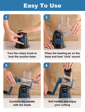 Geedel all parts detach for easy cleaning and quick storage.
