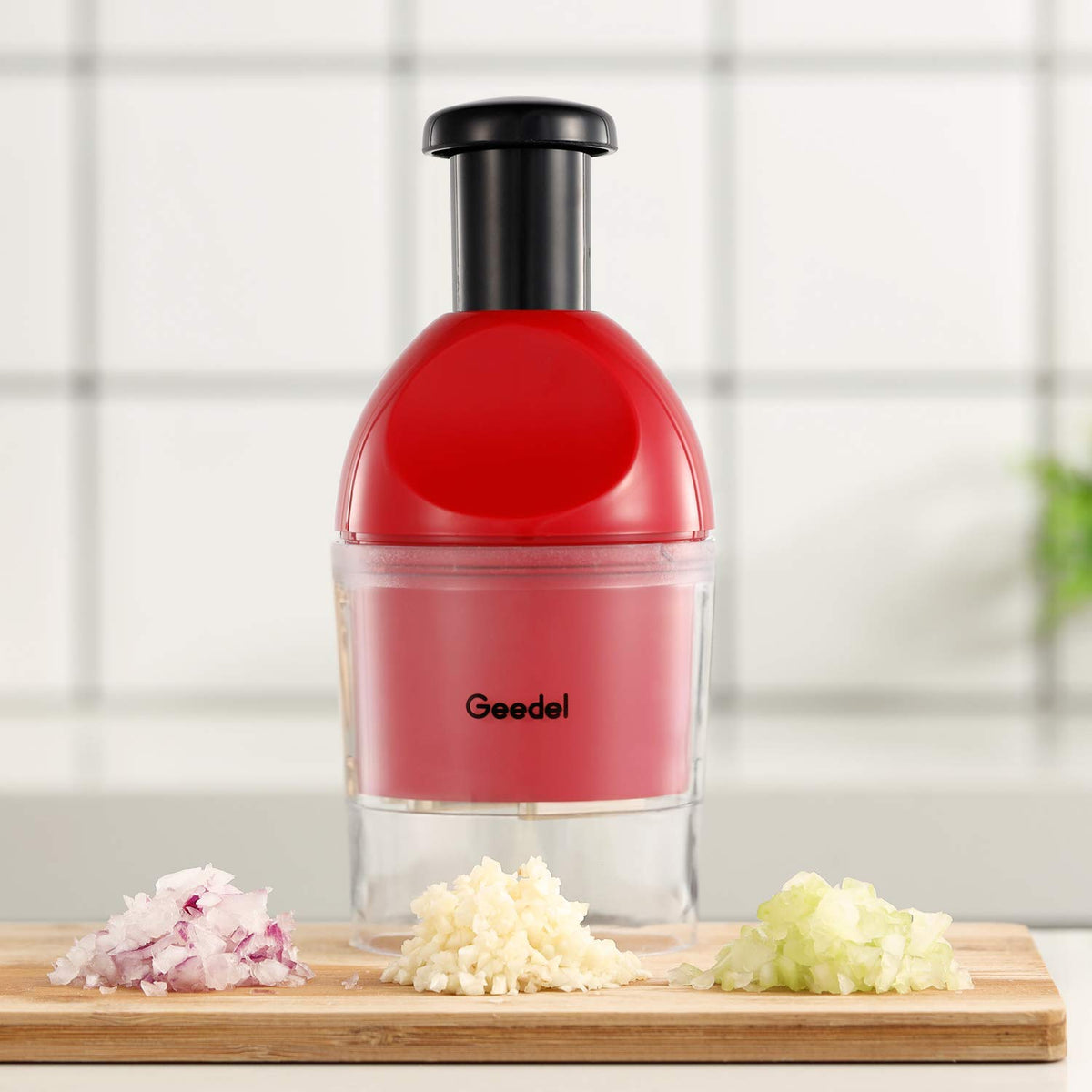 Geedel Food Chopper compact design saves kitchen space