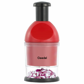 Geedel Food Chopper with slap action for fast onion and garlic prep